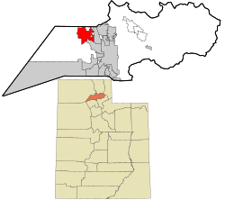 Weber County Utah incorporated and unincorporated areas Plain City highlighted